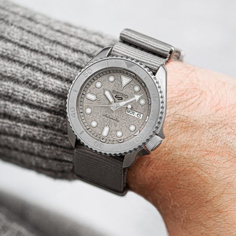 Seiko 5 Sports 'Cement' | Seiko Boutique | The Official UK Online Store