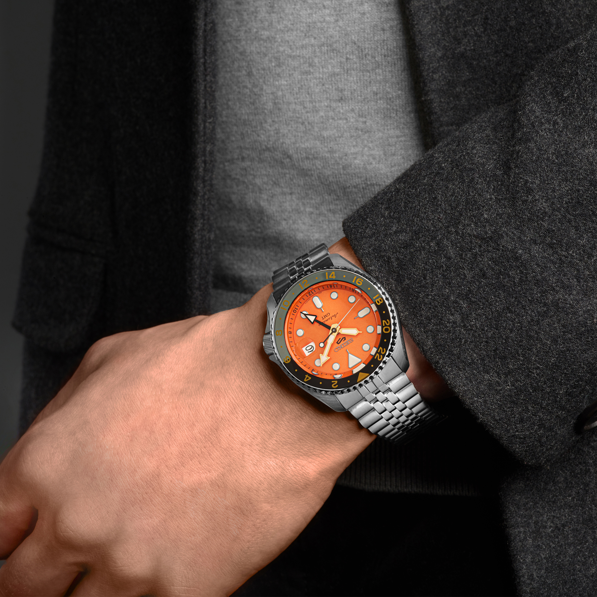 Seiko 5 Sports 'Mikan Orange' GMT SKX Re-Interpretation | Seiko Boutique |  The Official UK Online Store