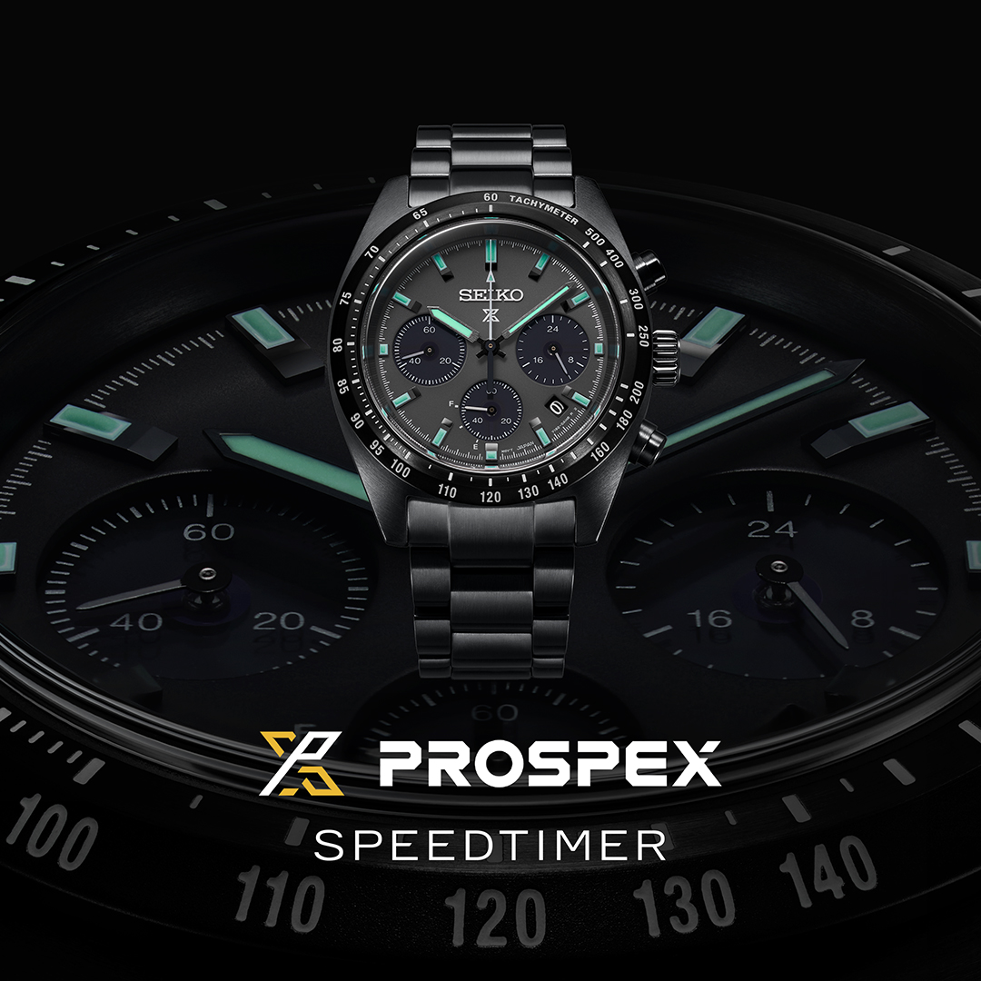 Prospex Black Series 'Night Speedtimer' Solar Chronograph | Seiko Boutique  | The Official UK Online Store