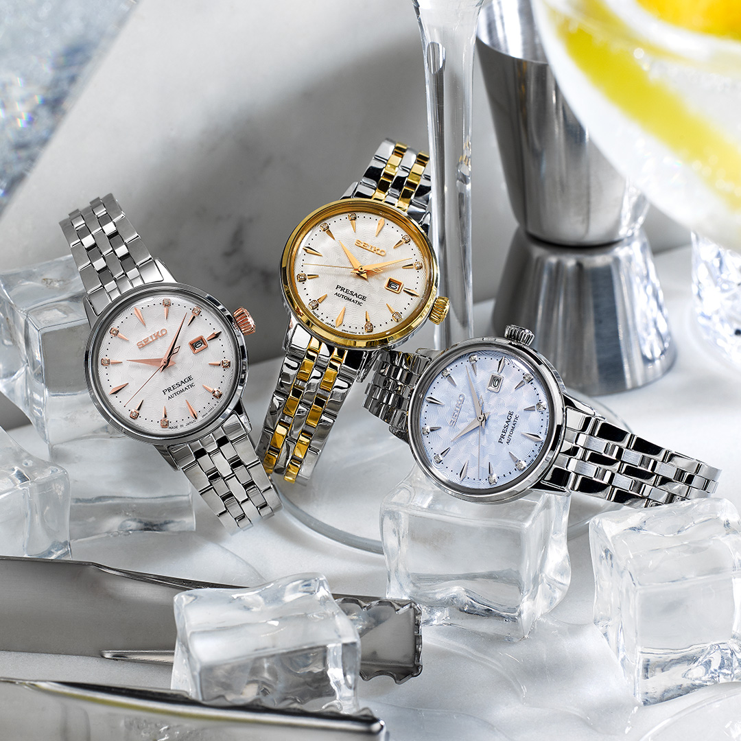 Presage Cocktail Time 'White Lady' Diamond Twist | Seiko Boutique | The  Official UK Online Store