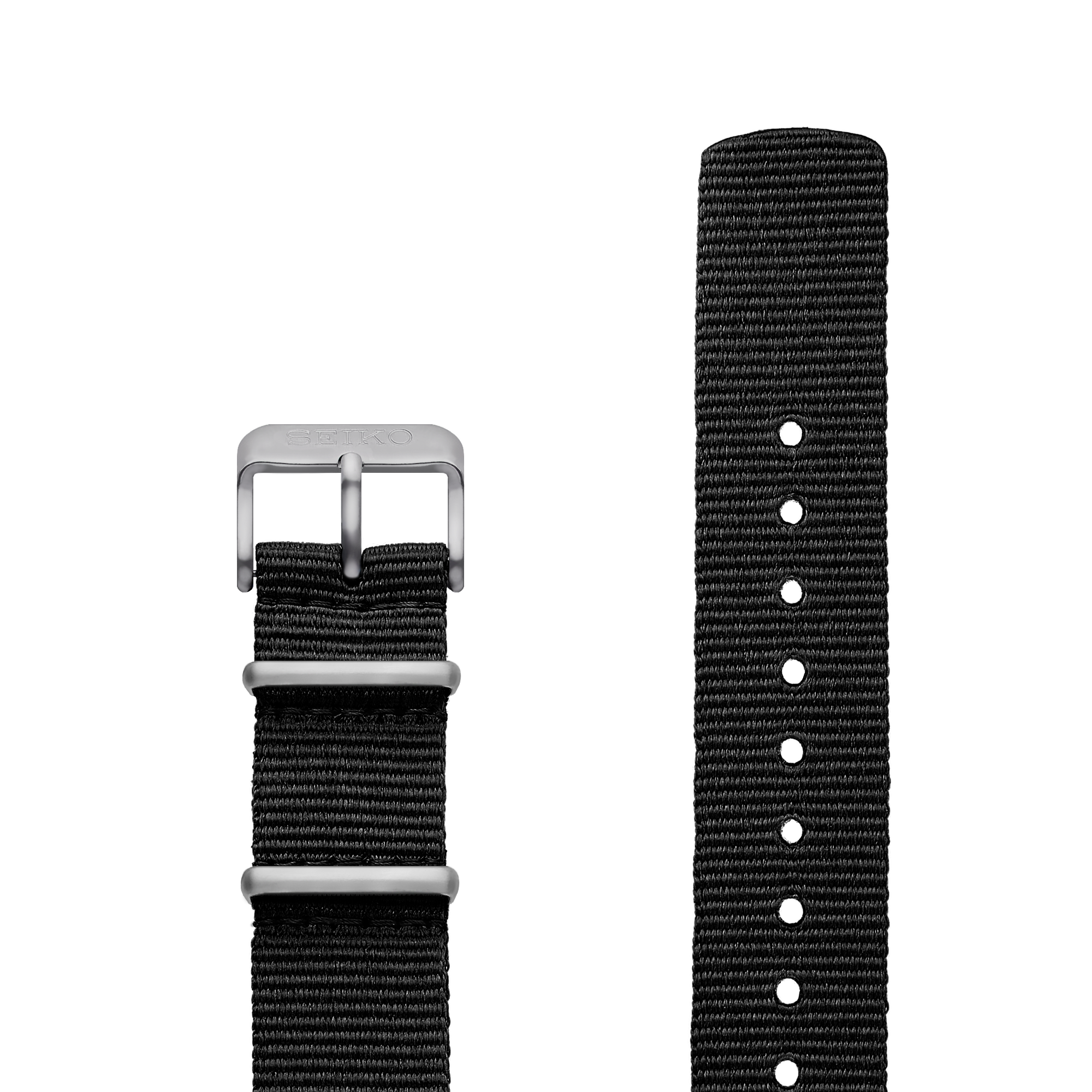 Black 'Alliance' NATO Strap 20mm Seiko Boutique The Official UK