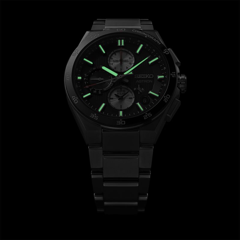 Astron 'Night black' 5X GPS Solar Chronograph SSH151J1 | Seiko