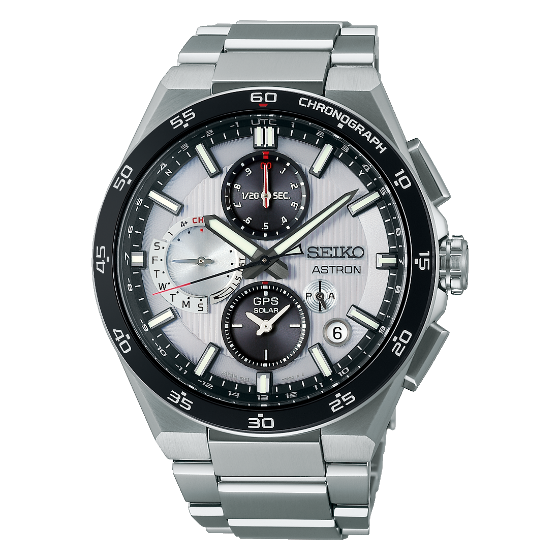Astron 'Silvery night' 5X GPS Solar Chronograph SSH153J1 | Seiko