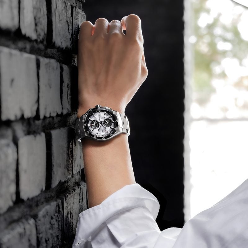 Astron 'Silvery night' 5X GPS Solar Chronograph SSH153J1 | Seiko