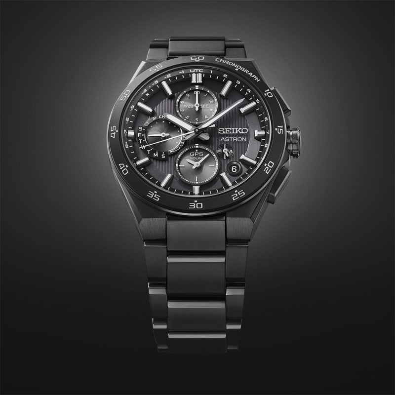 SEIKO ASTRON 腕時計 ダークブラック Astron 'Deep night' 5X GPS Solar Chronograph SSH155J1 | Seiko