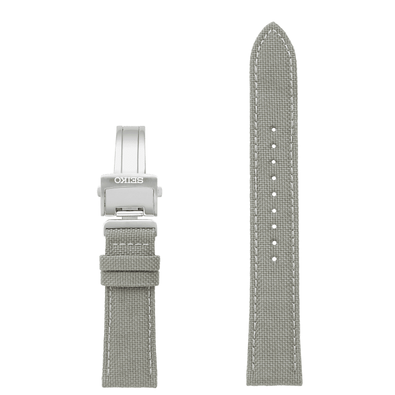Grey 'resilience' sports strap 20mm L0M8023J0 | Seiko Official UK