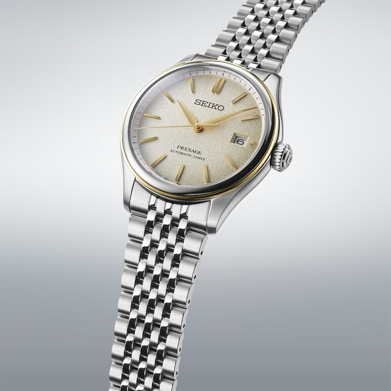 Seiko Presage Classic Series in Delicate Cream Silk Seiko
