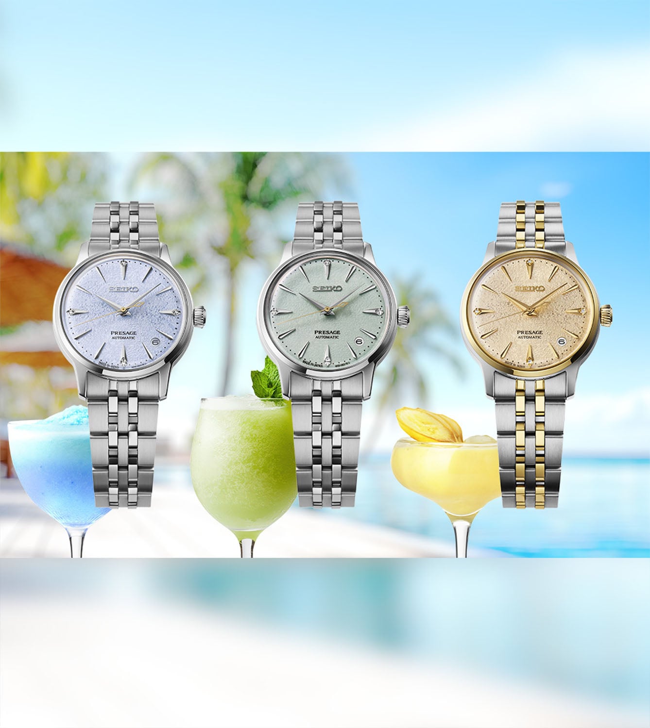 Presage Mojito Cocktail Time Watch SRPE45J in Brown