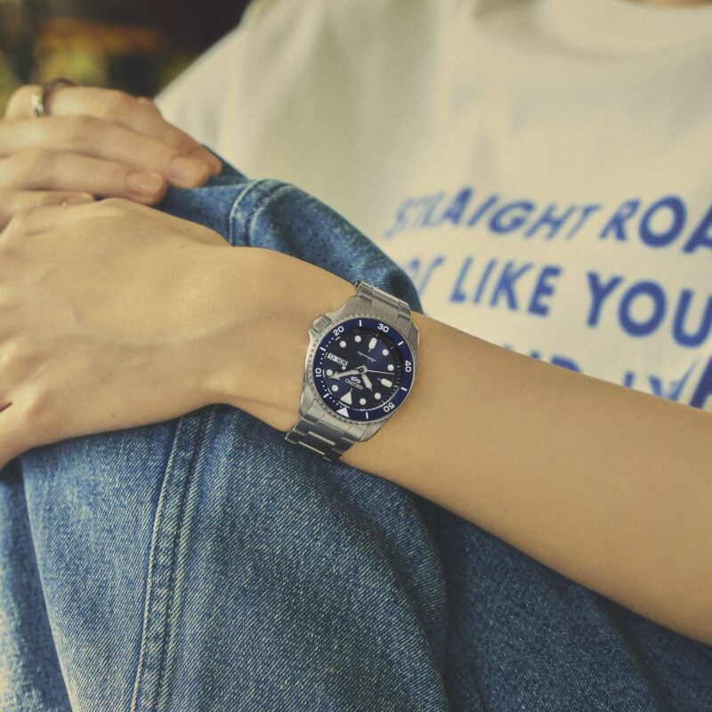 Seiko 5 Sports SKX New Colour Collection 'Street Denim' SRPL77K1