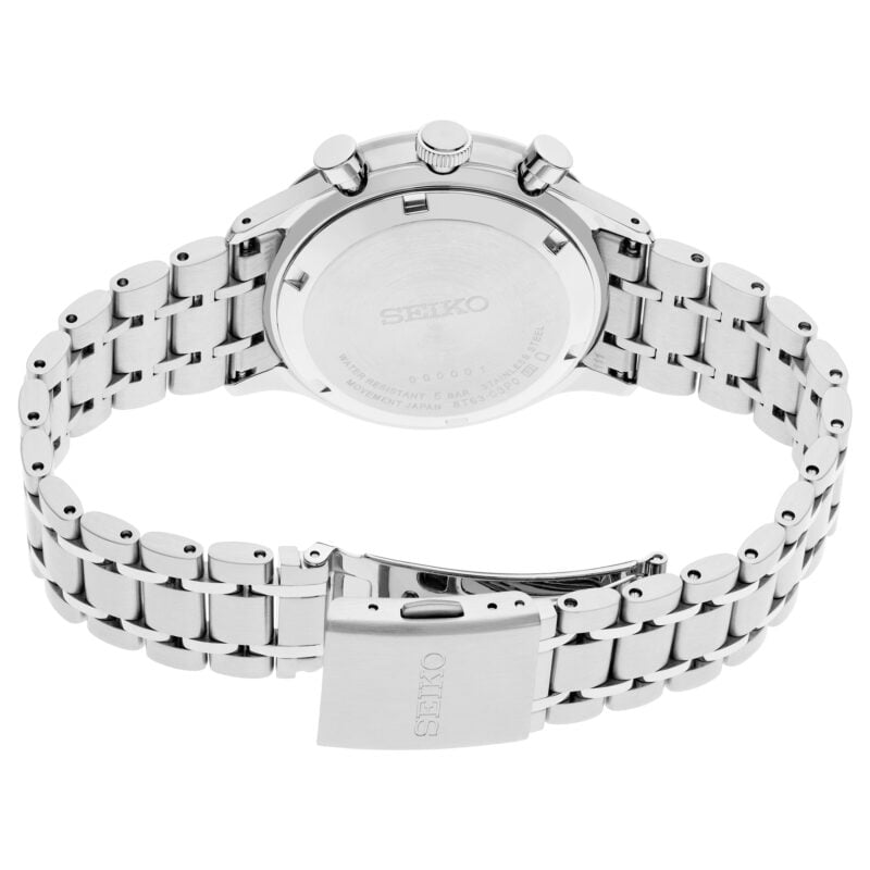 Men's Quartz Chronograph Watch in Black Seiko Boutique The