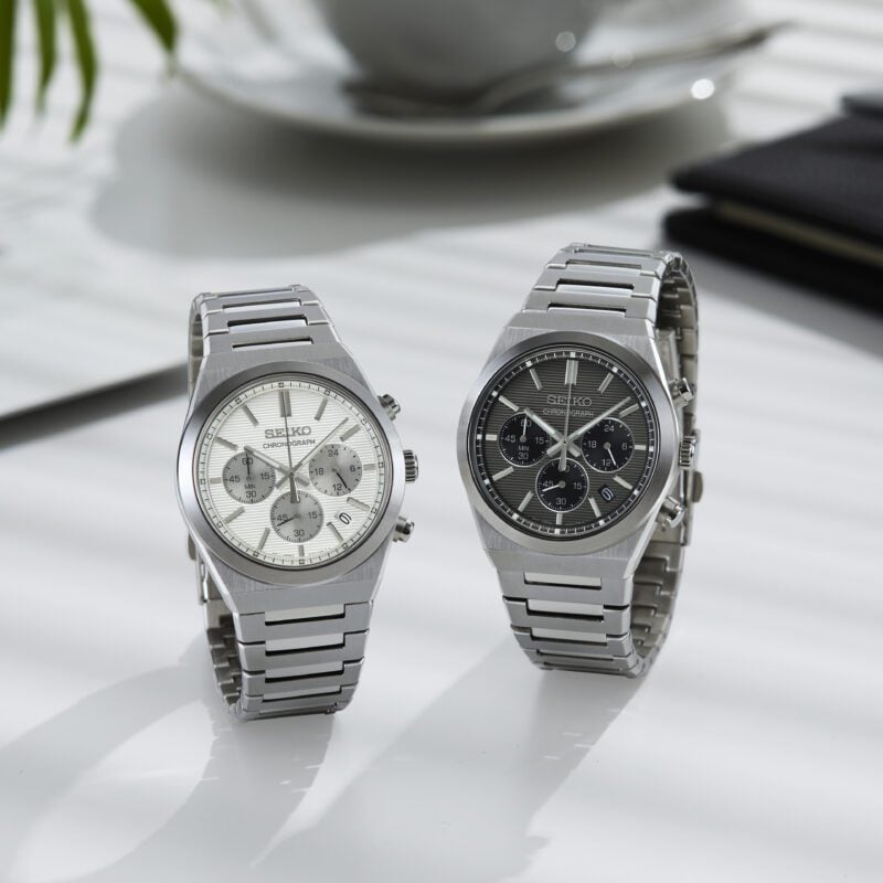 【美品】SEIKO Chronograph 100M クォーツ 腕時計 シルバー Men's Quartz Chronograph Watch with Grey Dial SSB455P1 | Seiko
