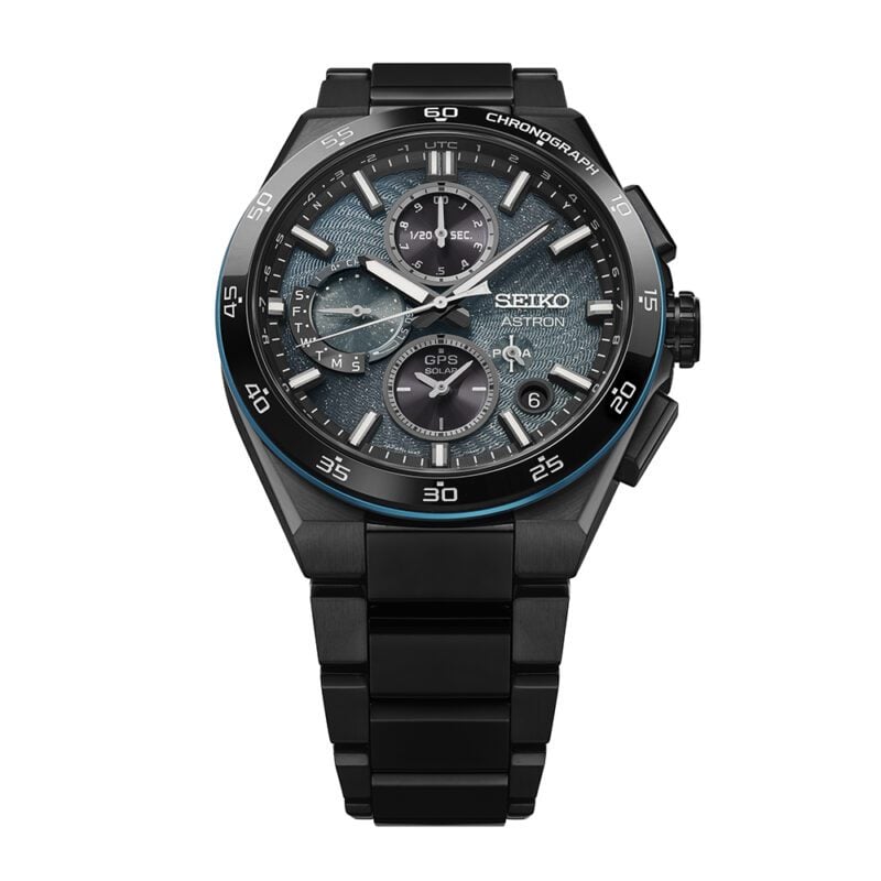 SEIKO GPS Solar ブラック Seiko Astron GPS Solar 'Spiral Galaxy' Limited Edition Chronograph