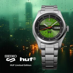 Seiko 5 Sports x HUF II Limited Edition Collaboration SRPM09K1 | Seiko ...