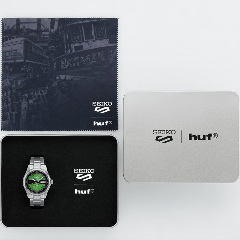 Seiko 5 Sports x HUF II Limited Edition Collaboration SRPM09K1 | Seiko ...